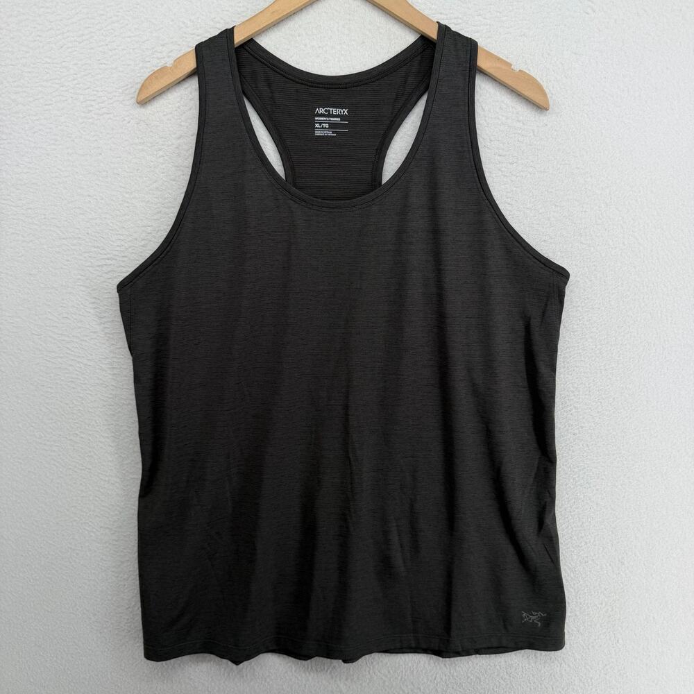 ARCTERYX Tank Top Womens XL Taema Hiking Trail Scoop Neck Racerback Gray NWOT